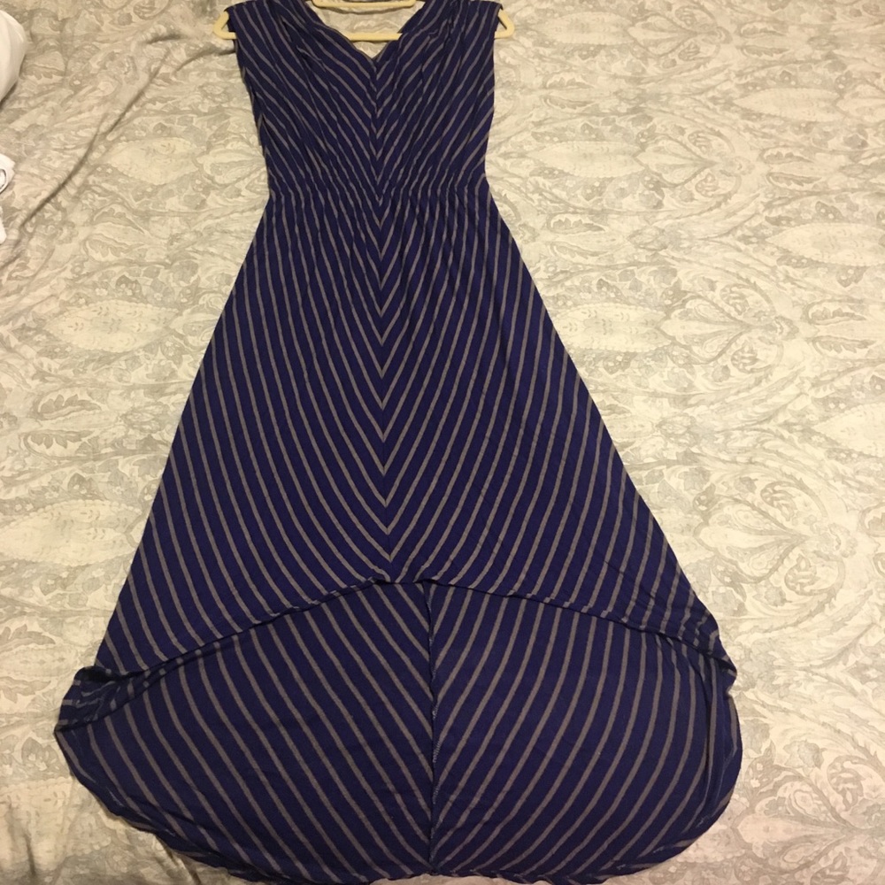 Mossimo | Blue and Gold Stripped Dress